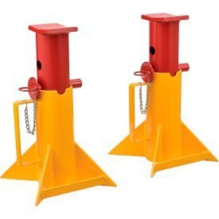 GLOBAL EQUIPMENT Forklift Jack Stands (Pair) 26,000 Lb. Capacity HT-7 (Pair)